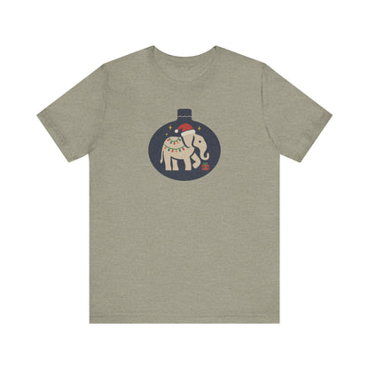 White Elephant Season — Retro Christmas Graphic Tee (Light)