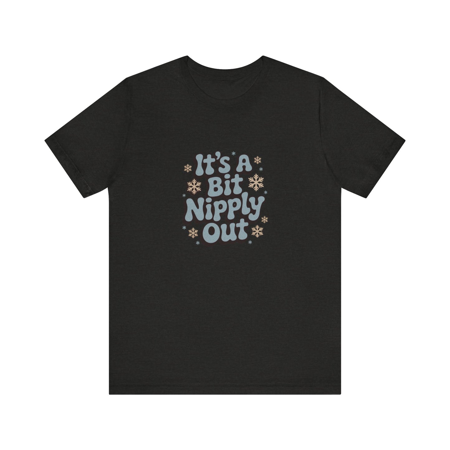 It's a Bit Nipply Out — Christmas Vacation Retro Tee (Dark)