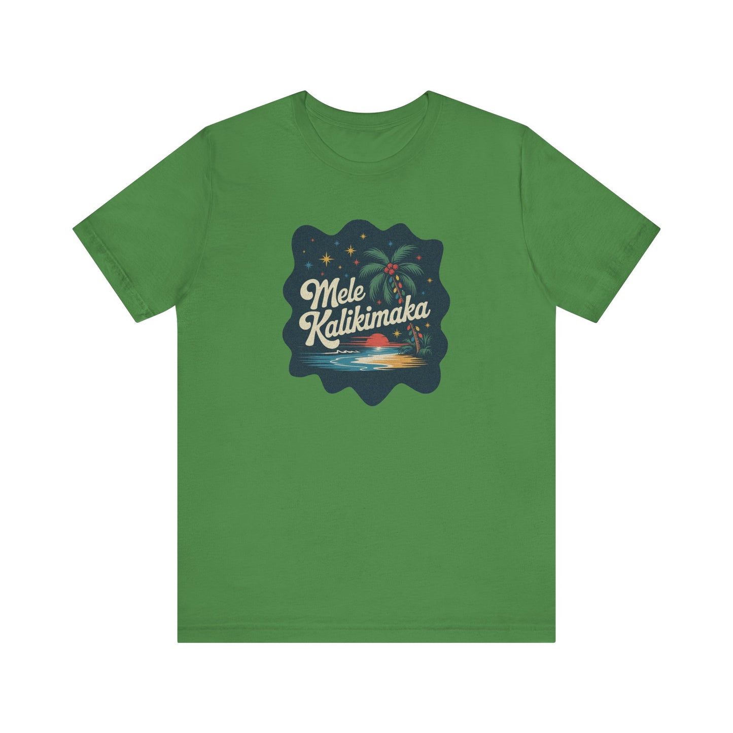 Mele Kalikimaka — Retro Hawaiian Christmas Tee (Light)