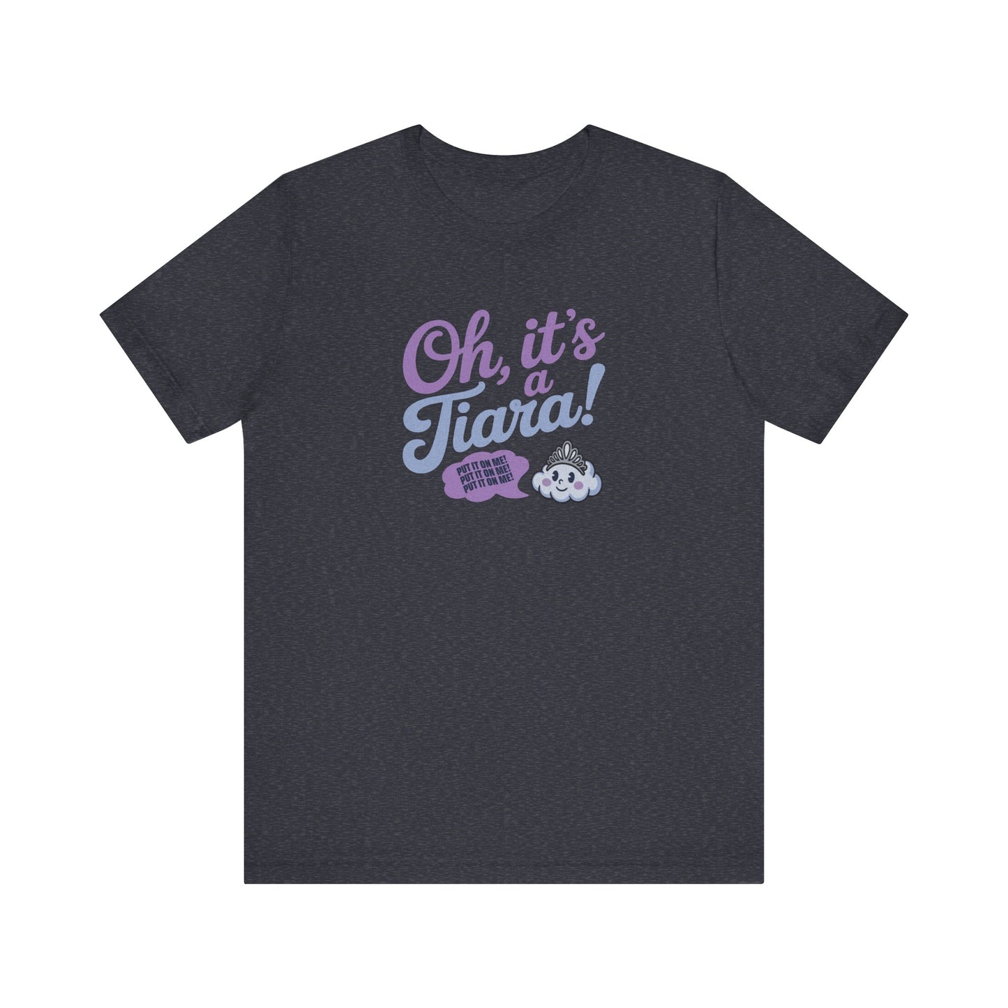 Oh, It’s a Tiara! (Put It On Me!) — Amy Farrah Fowler Retro Tee (Dark)