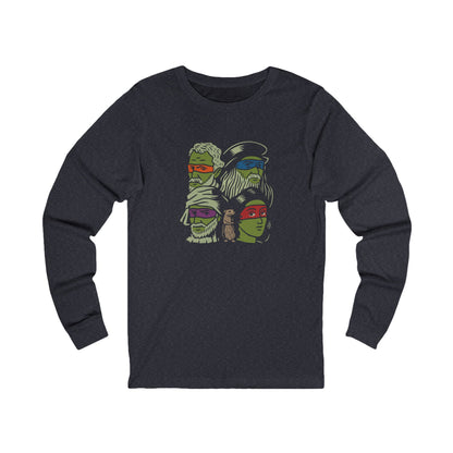 Renaissance Ninja Turtles — TMNT Retro Long Sleeve (Dark)