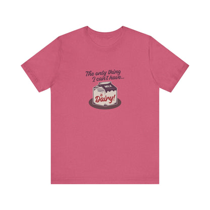 Can’t Have Dairy — Friends Jill Green Retro Tee (Light)