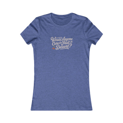 Would Anyone Care for Fruit or Dessert? — Clue Retro Women's Tee (Dark)
