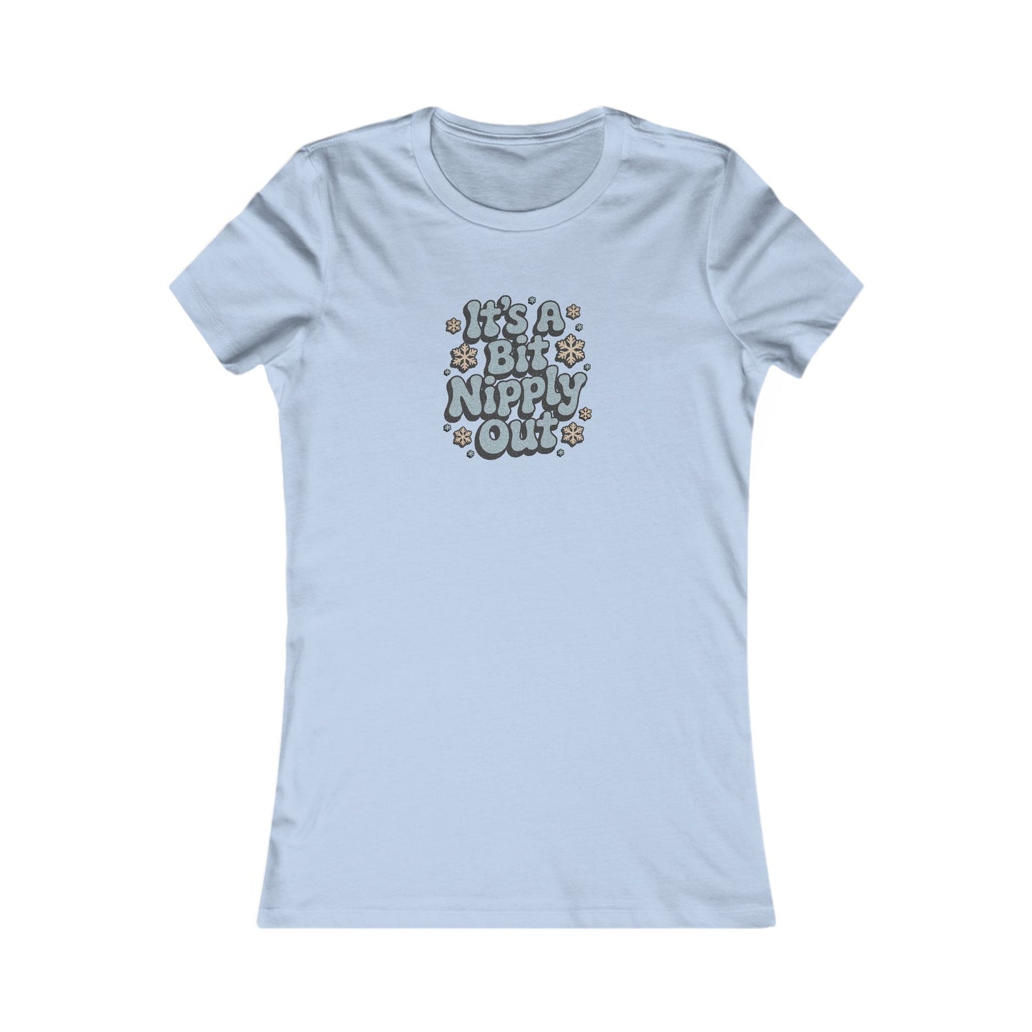 It's a Bit Nipply Out — Christmas Vacation Retro Women's Tee (Light)