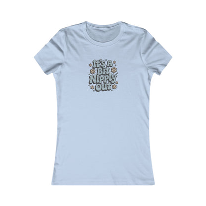 It's a Bit Nipply Out — Christmas Vacation Retro Women's Tee (Light)