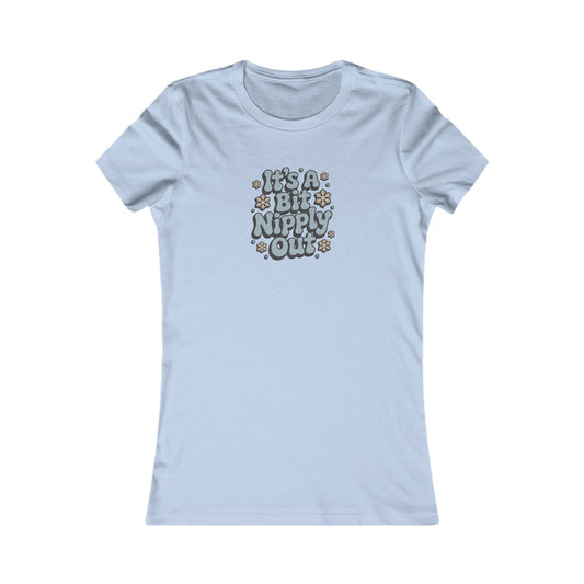 It's a Bit Nipply Out — Christmas Vacation Retro Women's Tee (Light)