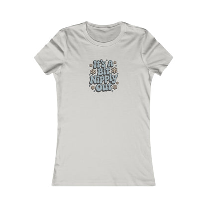 It's a Bit Nipply Out — Christmas Vacation Retro Women's Tee (Light)