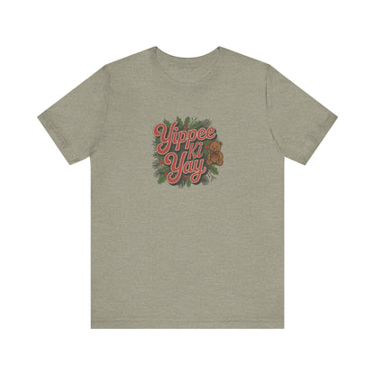 Yippee Ki Yay — Die Hard Retro Christmas Tee (Light)