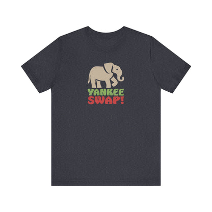 Yankee Swap! Christmas Party — Michael Scott Retro Tee (Dark)