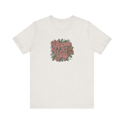 Yippee Ki Yay — Die Hard Retro Christmas Tee (Light)