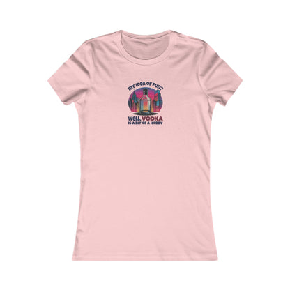 Vodka is a Bit of a Hobby — Retro Graphic Women's Tee (Light)