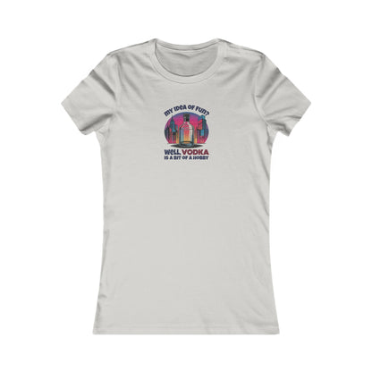 Vodka is a Bit of a Hobby — Retro Graphic Women's Tee (Light)