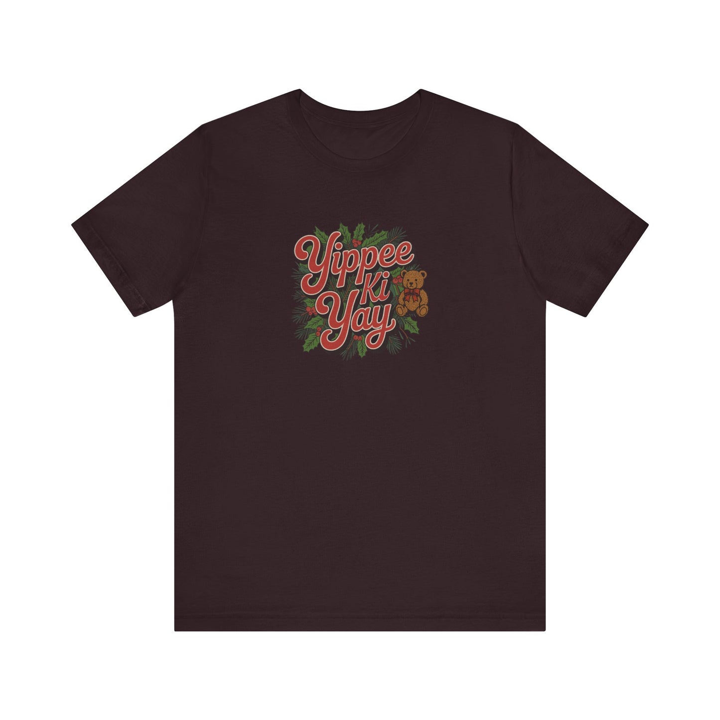 Yippee Ki Yay — Die Hard Retro Christmas Tee (Dark)