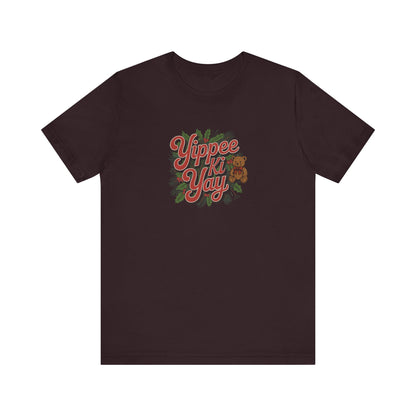 Yippee Ki Yay — Die Hard Retro Christmas Tee (Dark)
