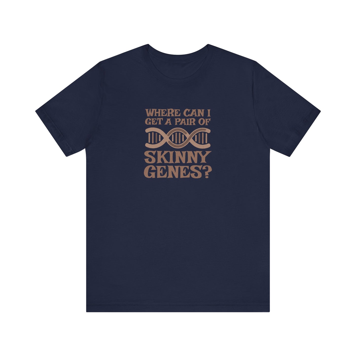 Pair of Skinny Genes — Retro Graphic Tee (Dark)