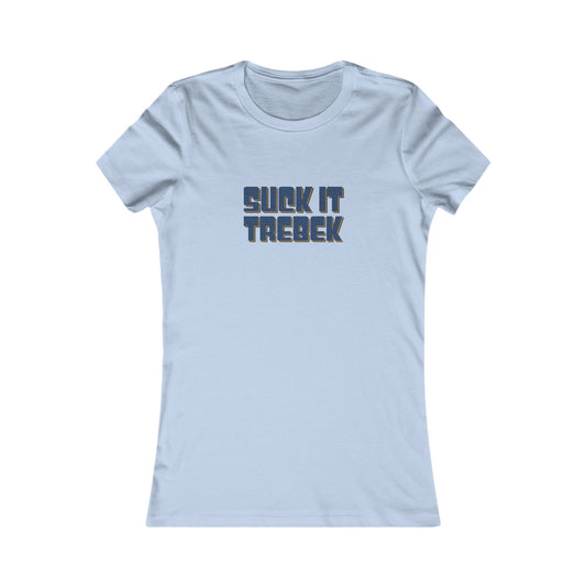 Suck It Trebek — SNL Celebrity Jeopardy Sketch Retro Women's Tee (Light)