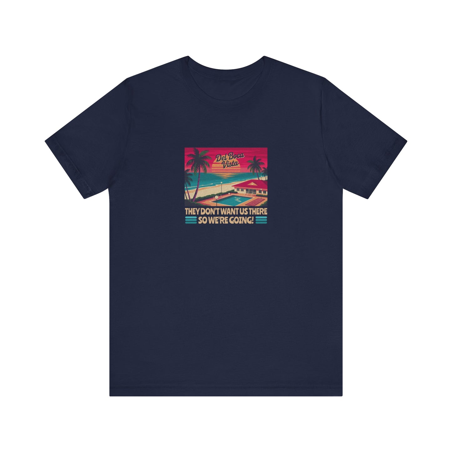 Del Boca Vista (We’re Going!) — Seinfeld Retro Tee (Dark)