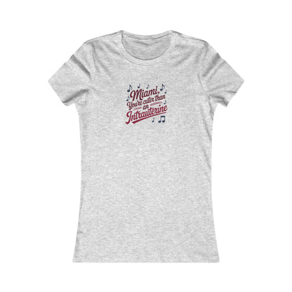 Cuter Than An Intrauterine — Golden Girls Retro Women's Tee (Light)