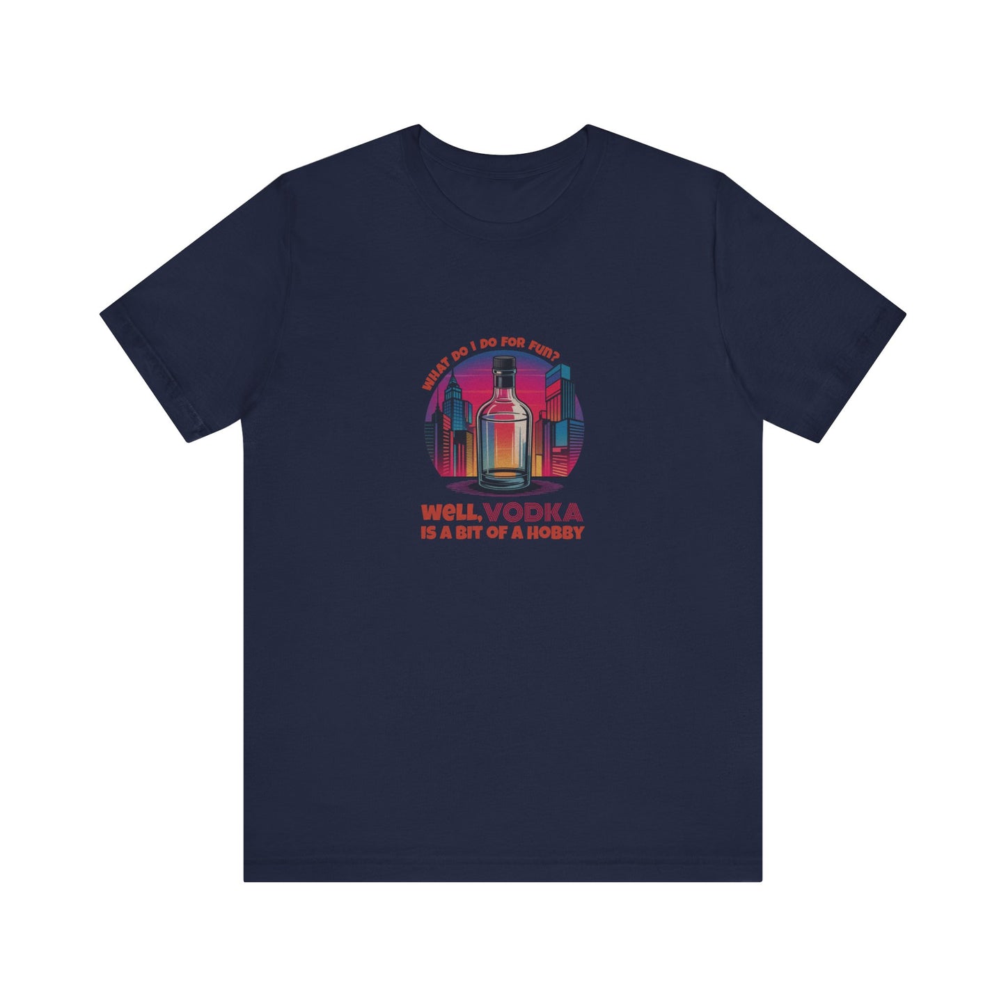 Vodka is a Bit of a Hobby — Retro Graphic Tee (Dark)