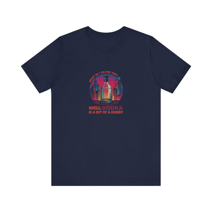 Vodka is a Bit of a Hobby — Retro Graphic Tee (Dark)