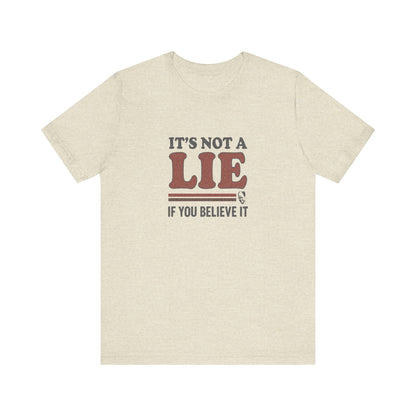 It’s Not a Lie, If You Believe It — George Costanza Retro Tee (Light)