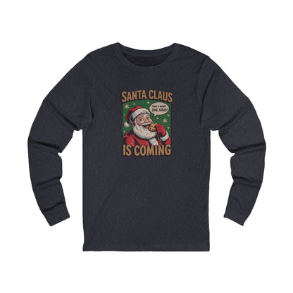 Santa Claus is Coming — Vintage Christmas Long Sleeve (Dark)