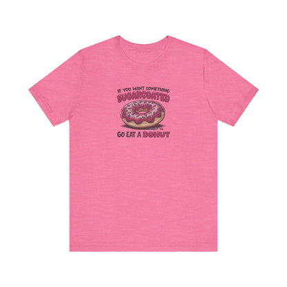 Sugarcoated (Go Eat a Donut) — Retro Graphic Tee (Light)