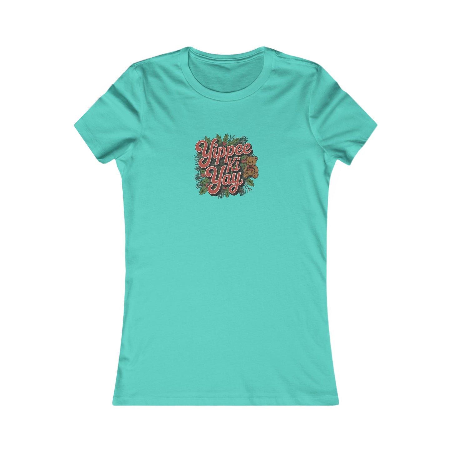 Yippee Ki Yay — Die Hard Retro Christmas Women's Tee (Light)
