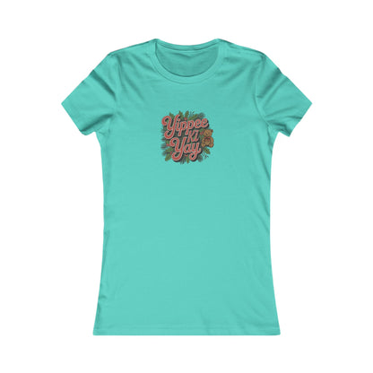 Yippee Ki Yay — Die Hard Retro Christmas Women's Tee (Light)