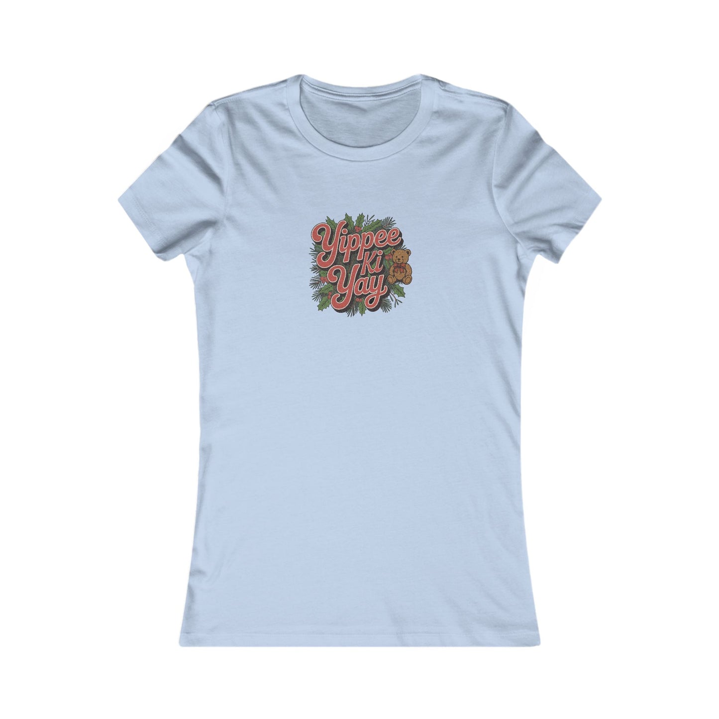 Yippee Ki Yay — Die Hard Retro Christmas Women's Tee (Light)