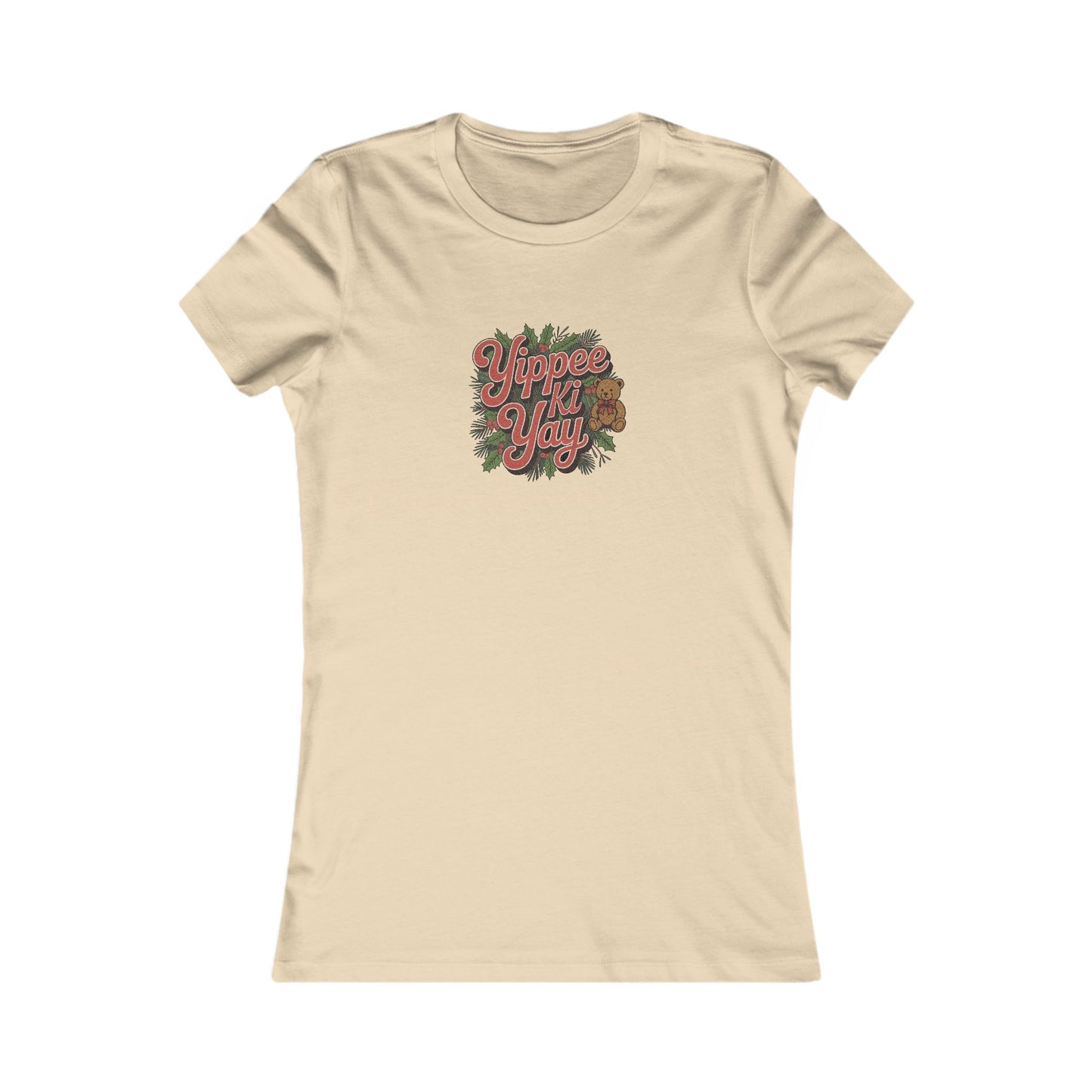 Yippee Ki Yay — Die Hard Retro Christmas Women's Tee (Light)