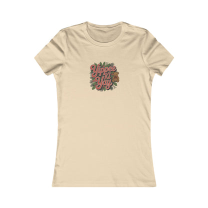 Yippee Ki Yay — Die Hard Retro Christmas Women's Tee (Light)