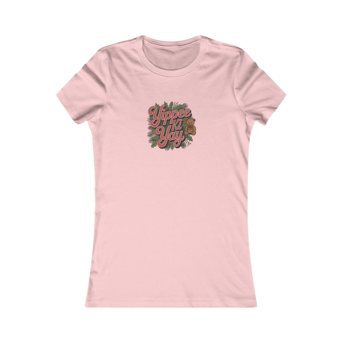 Yippee Ki Yay — Die Hard Retro Christmas Women's Tee (Light)