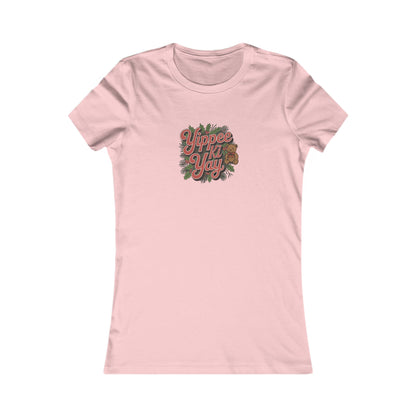 Yippee Ki Yay — Die Hard Retro Christmas Women's Tee (Light)