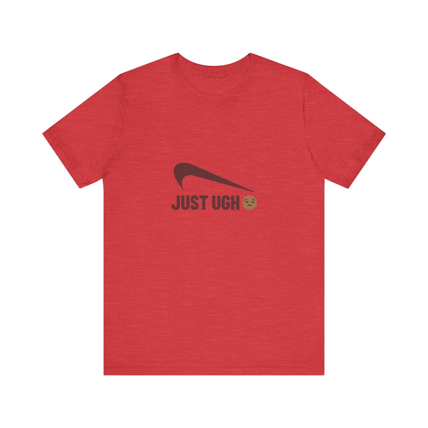 Just Ugh 😒 Athletic Parody — Retro Workout Tee (Light)