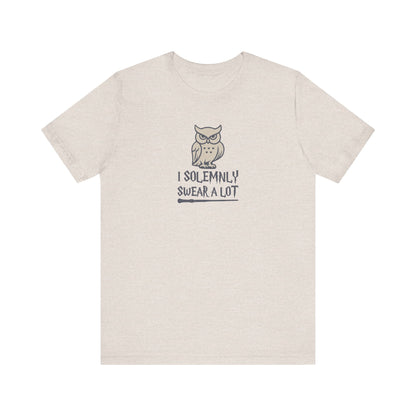 I Solemnly Swear a Lot — Harry Potter Retro Tee (Light)