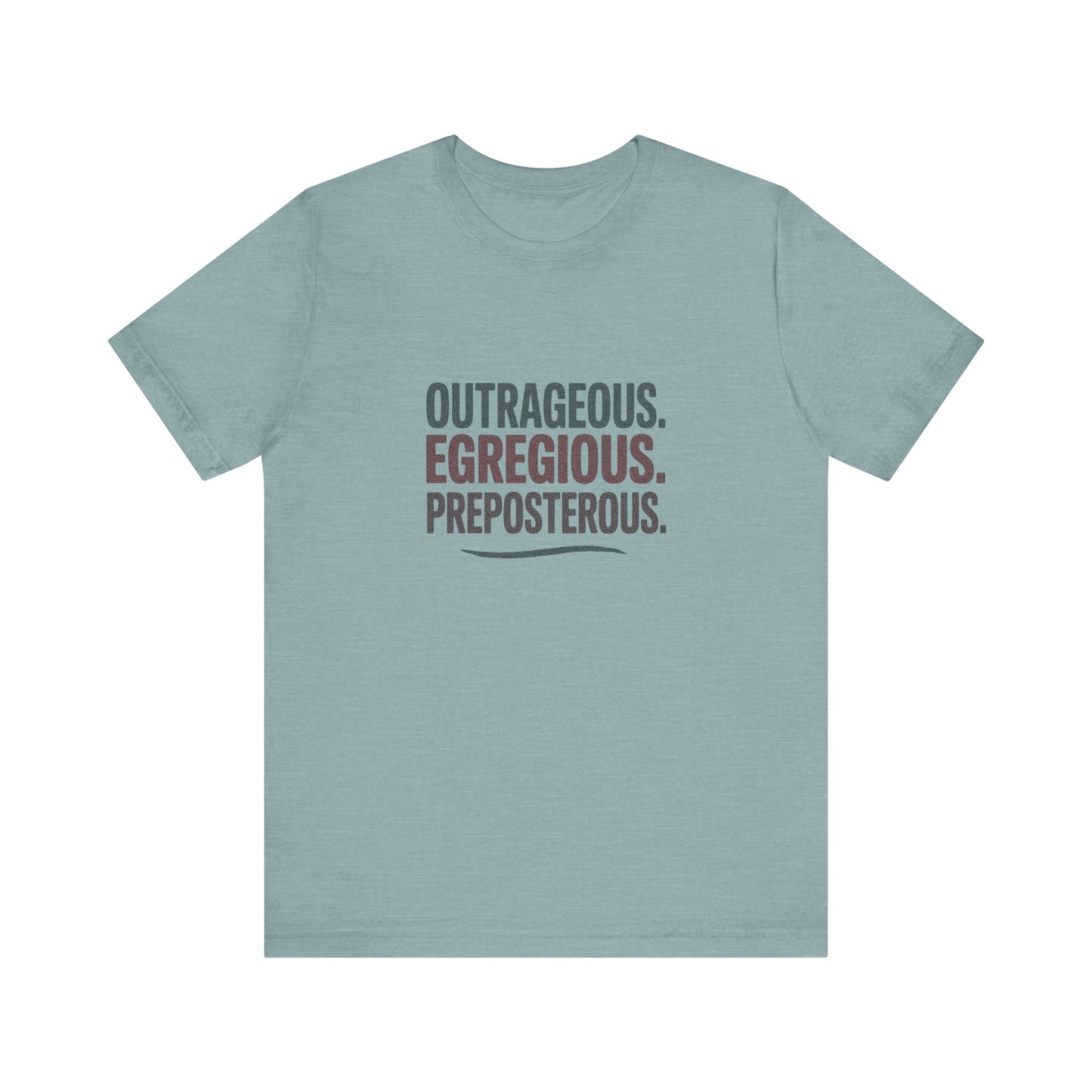 Outrageous Egregious Preposterous — Seinfeld Retro Tee (Light)