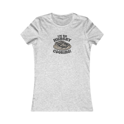 I'm So Hungry, I Could Eat My Own Cooking — Retro Women's Tee (Light)