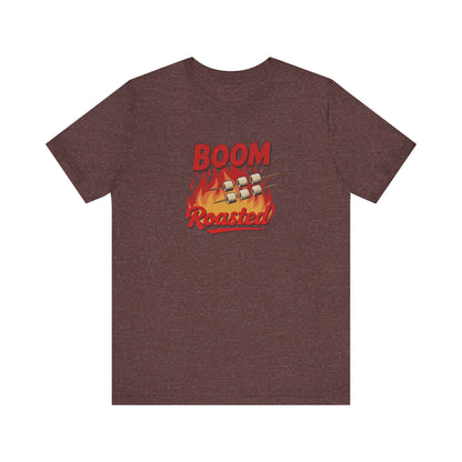 Boom, Roasted — Michael Scott Retro Tee (Dark)