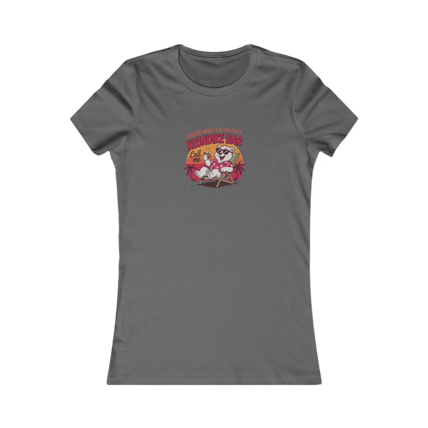 What You Did for a Klondike Bar — Retro Women's Tee (Dark)