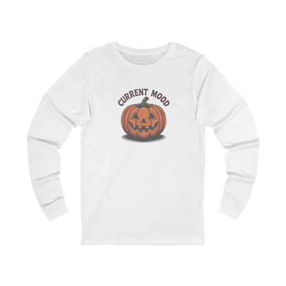 Current Mood (Vintage Jack) — Retro Halloween Long Sleeve (Light)