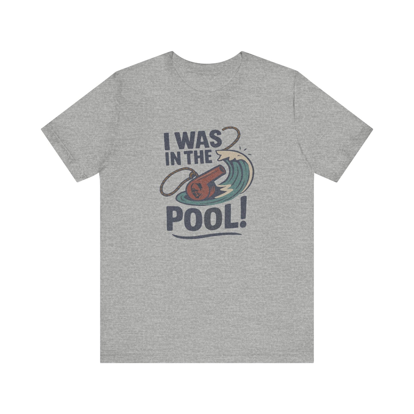 I Was in the Pool! — George Costanza Shrinkage Retro Tee (Light)