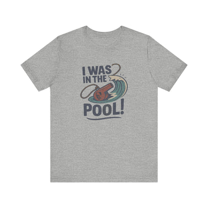 I Was in the Pool! — George Costanza Shrinkage Retro Tee (Light)