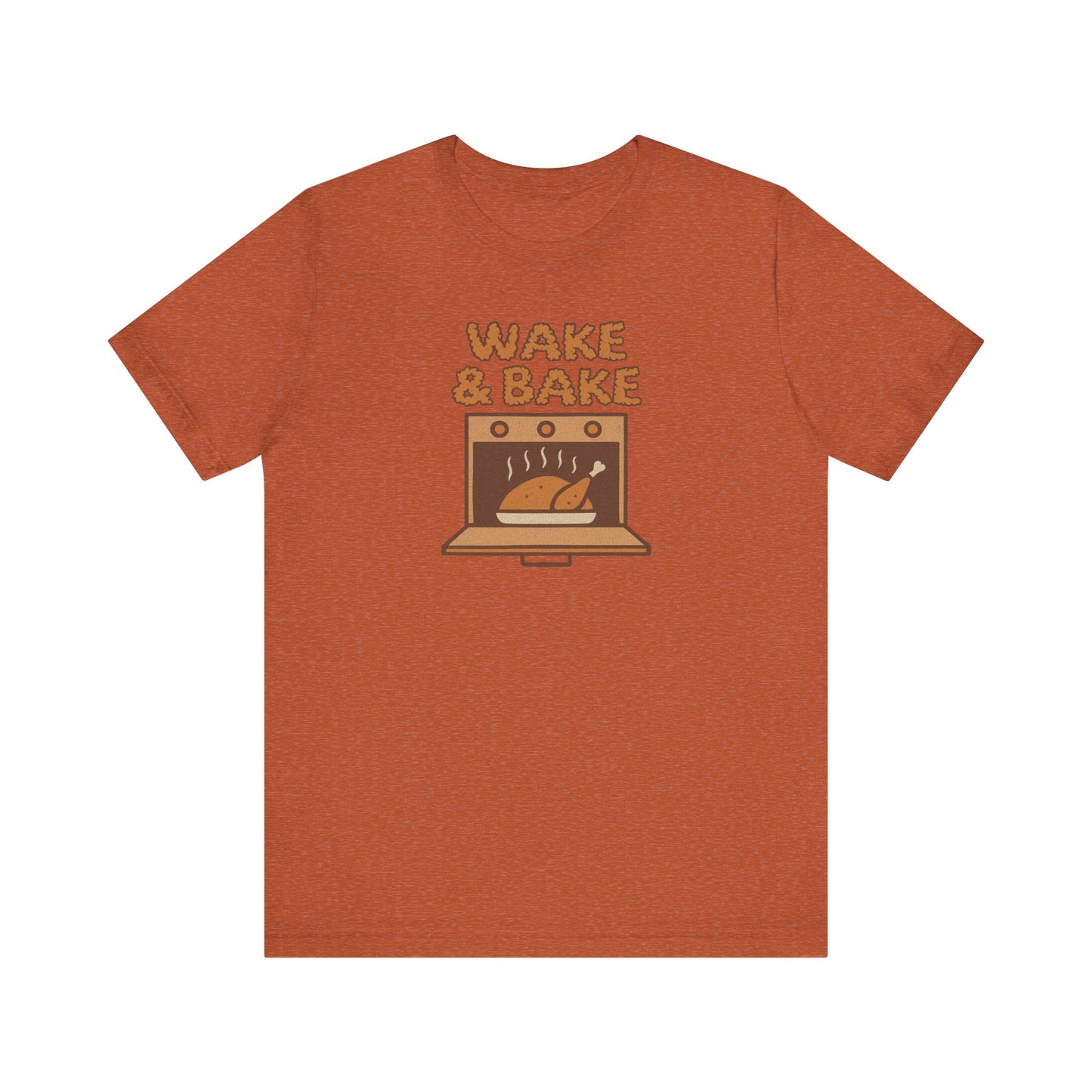 Wake & Bake — Retro Thanksgiving Turkey Tee (Light)