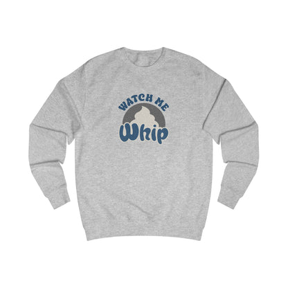 Watch Me Whip — Retro Thanksgiving Sweatshirt (Light)