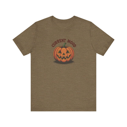 Current Mood (Vintage Jack) — Retro Halloween Tee (Light)
