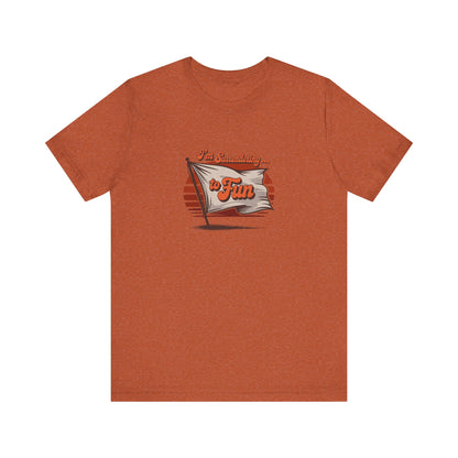 I'm Surrendering to Fun — Fun with Flags Retro Tee (Light)
