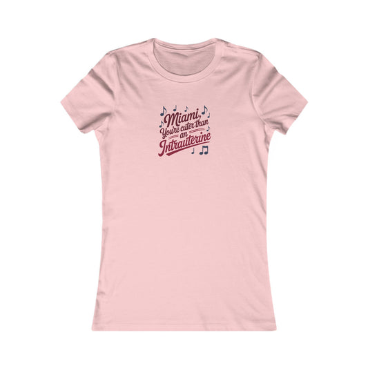 Cuter Than An Intrauterine — Golden Girls Retro Women's Tee (Light)
