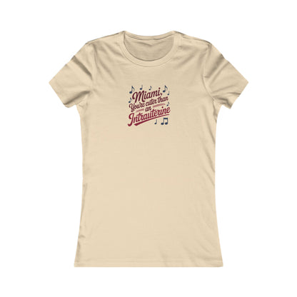 Cuter Than An Intrauterine — Golden Girls Retro Women's Tee (Light)