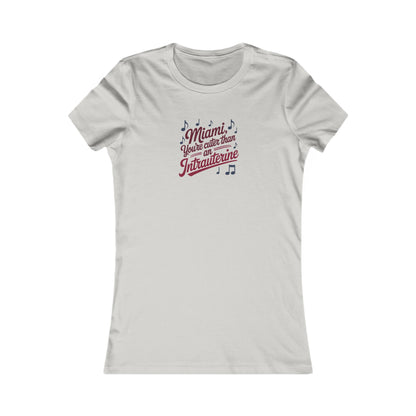 Cuter Than An Intrauterine — Golden Girls Retro Women's Tee (Light)